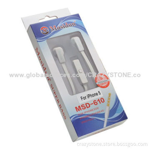 In-ear Stereo Headphones for iPhone 5 and 4/4S